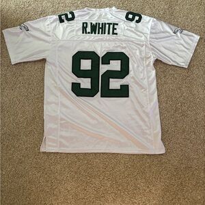 Reggie White Eagles Stitched Men's Jersey W/ JB Patch